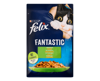 Корм для котів Felix Fantastic з кроликом в желе, 85г