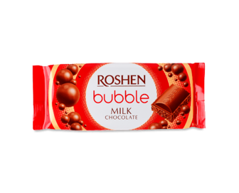 Шоколад молочний Roshen пористий 80г