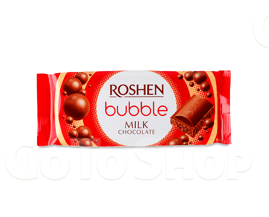 Шоколад молочний Roshen пористий 80г