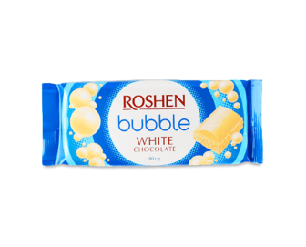 Шоколад білий Roshen пористий 80г