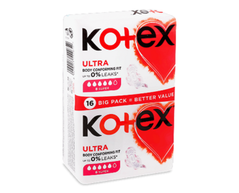 Прокладки Kotex Ultra Super 16шт