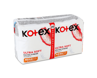 Прокладки Kotex Ultra Soft Normal 20шт/уп