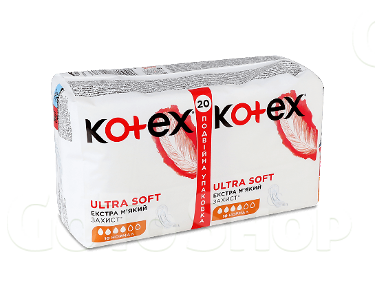 Прокладки Kotex Ultra Soft Normal 20шт/уп