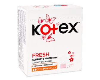 Прокладки щоденні Kotex Deo Normal Plus 56шт