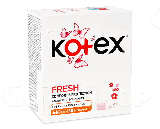 Прокладки щоденні Kotex Deo Normal Plus 56шт