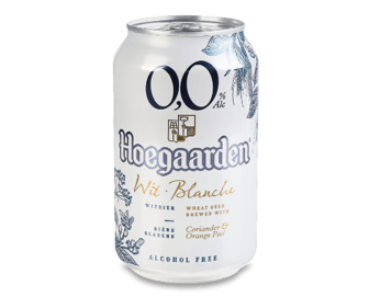 Пиво Hoegaarden White безалкогольне з/б 0,33л