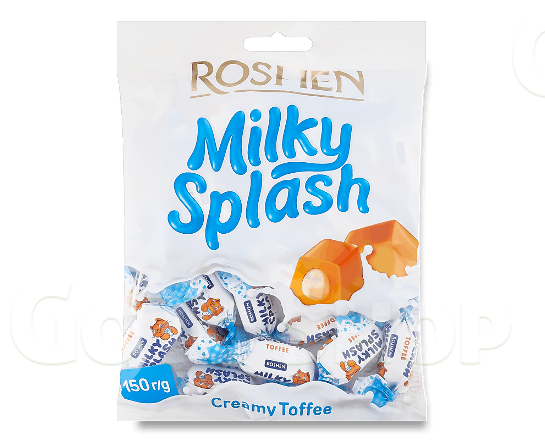 Ірис Roshen Milky Splash 150г