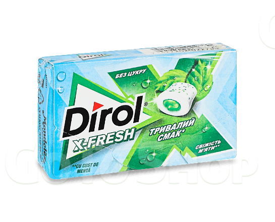 Гумка жувальна Dirol X-Fresh Свіжість м&#039;яти б/цукр 19,5г