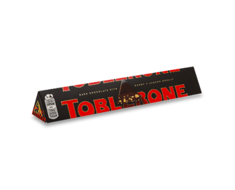 Шоколад чорний Toblerone з нугою з меду й мигдалю 100г