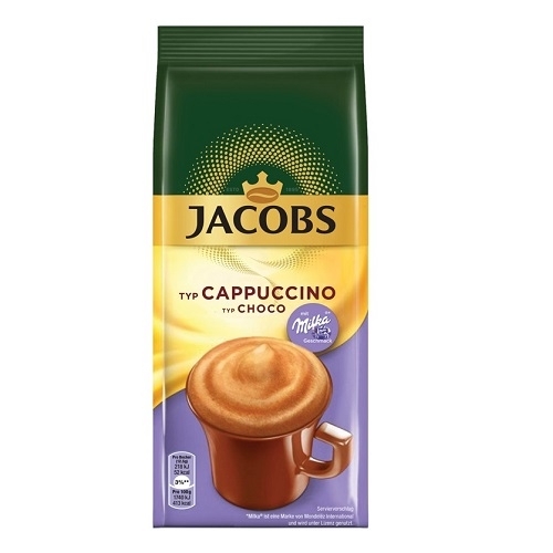 Напій кавовий 0,5 кг Jacobs Cappuccino Choco розчинний з какао м/уп 