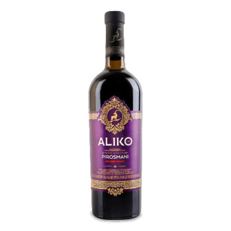 Вино Aliko C&W Піросмані червоне напівсолодке 0,75л