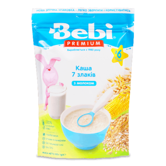 Каша 7 злаків Bebi молочна 200г (200г)