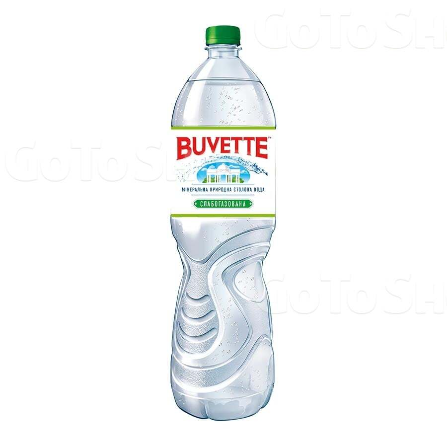 Вода 1,5л Buvette природна столова слабогазована 