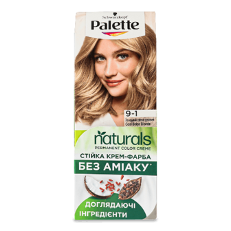 Крем-фарба Palette Naturals 9-1 «Холодний світло-русявий» шт
