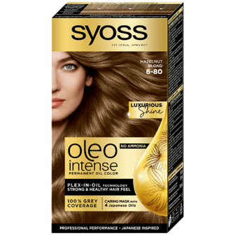 Фарба для волосся Syoss Oleo 6-80 «Золотистий русий» 115мл