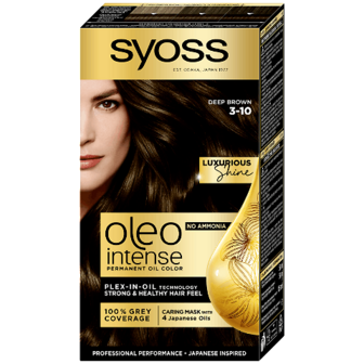 Фарба для волосся Syoss Oleo 3-10 «Глибокий каштан» 115мл