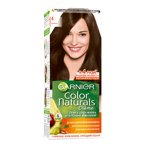 Фарба для волосся Garnier Color Naturals 4 «Каштановий» шт