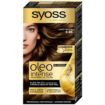 Фарба для волосся Syoss Oleo Intense 5-86 «Карамельно-каштановий» шт