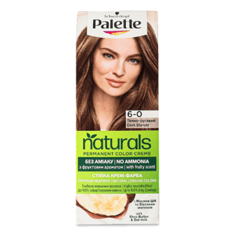 Крем-фарба Palette Naturals 6-0 «Темно-русявий» шт