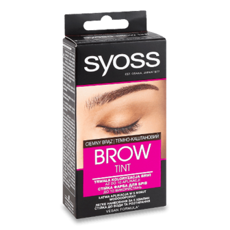 Фарба для брів Syoss Brow Tint 4-1 темно-каштанова шт