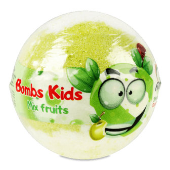 Бомбочка для ванни Rainbow Bombs Kids Mix fruits 100г