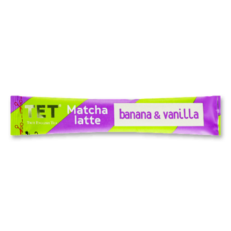 Напій на основі зеленого чаю TET Matcha Latte Banana&Vanil 10г (10г)