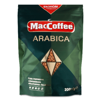 Кава розчинна MacCoffee Arabica сублімована 200г