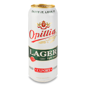 Пиво Опілля Export Lager світле з/б 0,5л
