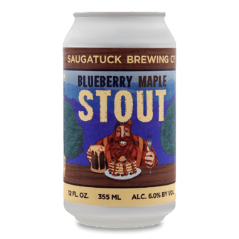 Пиво Saugatuck Blueberry Maple Stout темне з/б 0,355л (0,355л)