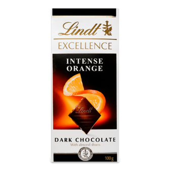 Шоколад Lindt Excellence швейцарський з апельсином 100г