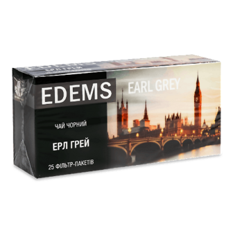 Чай чорний Edems Ерл Грей 25*2г