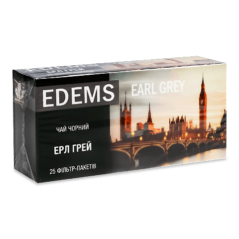 Чай чорний Edems Ерл Грей 25*2г