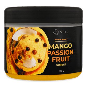 Морозиво Spell сорбет манго-маракуя з кокосовими чипсами 300г