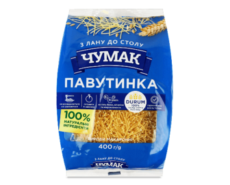 Вироби макаронні «Чумак» «Павутинка», 400г (400г)