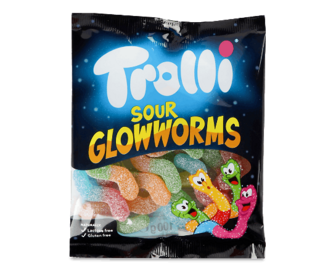 Мармелад жувальний Trolli Sour Glowworms, 100г