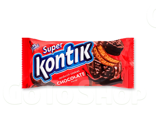 Печиво Konti Super Kontik зі смаком шоколаду, 90г