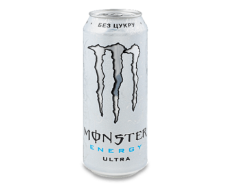 Напій енергетичний Monster Energy Ultra безалкогольний з/б, 0,5л