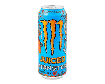 Напій енергетичний Monster MangoLoco безалкогольний газований  з/б, 0,5л