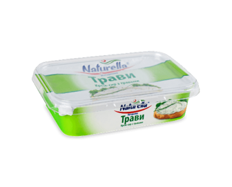 Сир Naturella «Вершковий» з травами 14%, 150г