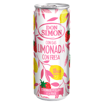 Напій соковмісний Don Simon лимон-полуниця газований 0,33л залізна банка