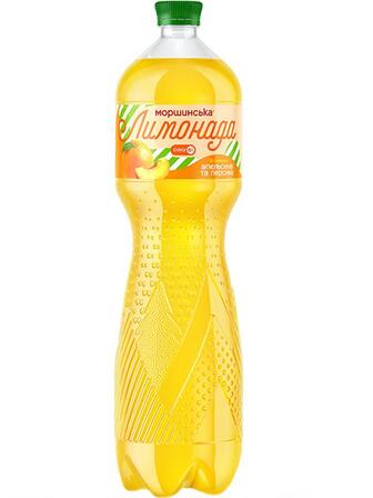 Напій газований "Лимонада" зі смаком апельсина та персика, Моршинська, ПЕТ, 1.5л