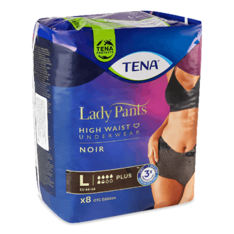 Труси урологічні Tena Lady Pants Plus Noir L 8шт (8шт)