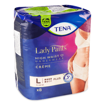 Труси урологічні Tena Lady Pants Plus Creme L 8шт (8шт)