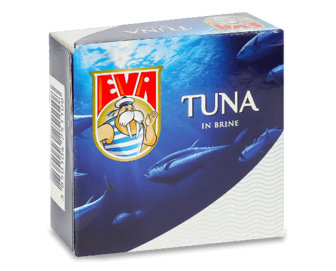 Тунець EVA філе в розсолі, 80г