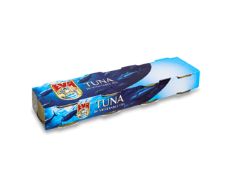 Тунець EVA філе в олії, 4*80г/уп