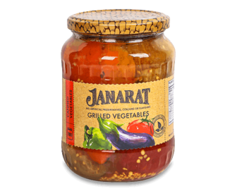 Консерви овочеві Janarat «Овочі, запечені на мангалі», 700г (700г)