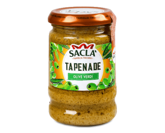 Паштет Sacla' з зелених оливок, 190г (190г)