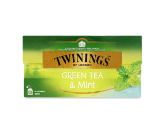 Чай зелений Twinings з м'ятою, 25*1,5г