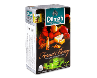 Чай чорний Dilmah Forest Berry, 20*1,5г/уп