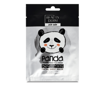 Маска Beauty Derm Animal Panda відбілювальна тканинна, 25мл